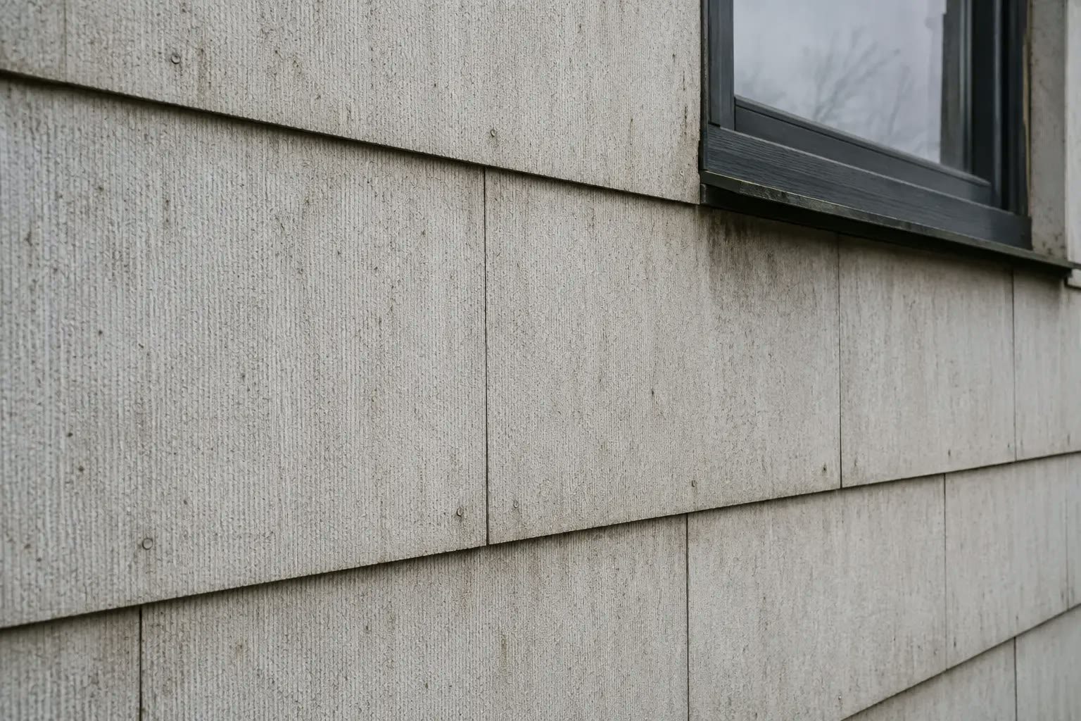Asbestcement gevelpanelen